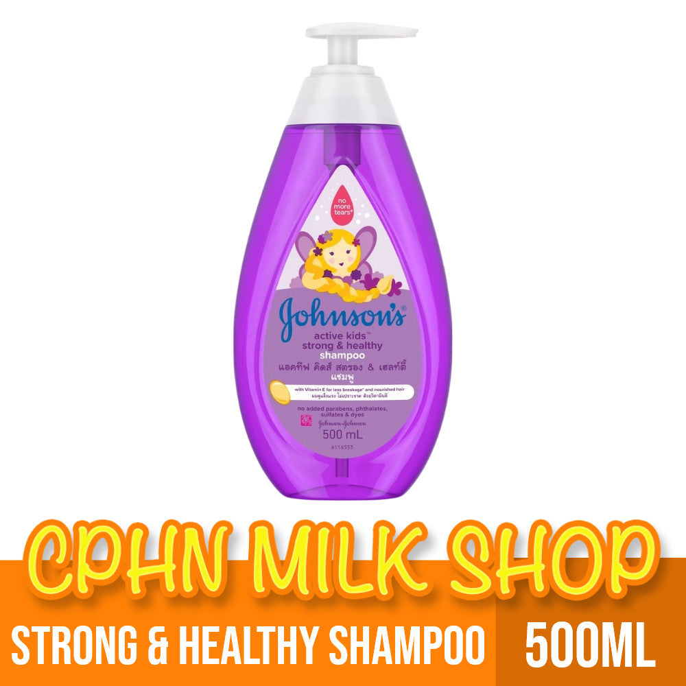 Johnson's Active Kids Strong & Healthy Shampoo 500ml