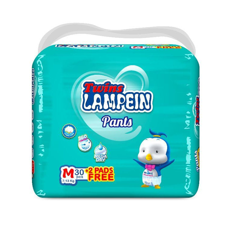 Twins Lampein Pants Baby Diapers Medium 30