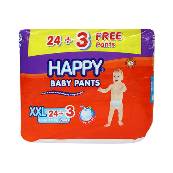 Happy Pants Baby Diaper Medium | Large | XL | XXL | XXXL 24
