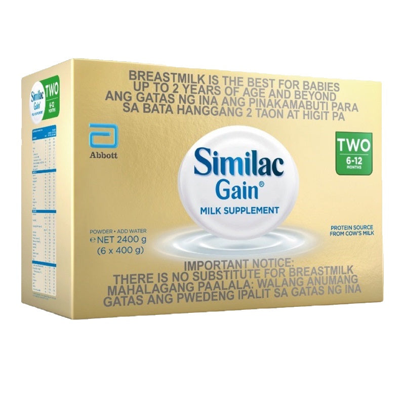 Similac Gain 2.4KG | 1.8KG for 6-12 Months Old Infant Formula