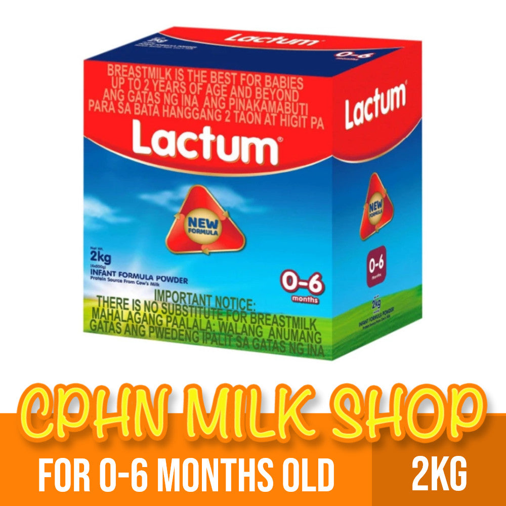 Lactum for 0-6 Months Old 2kg Infant Formula