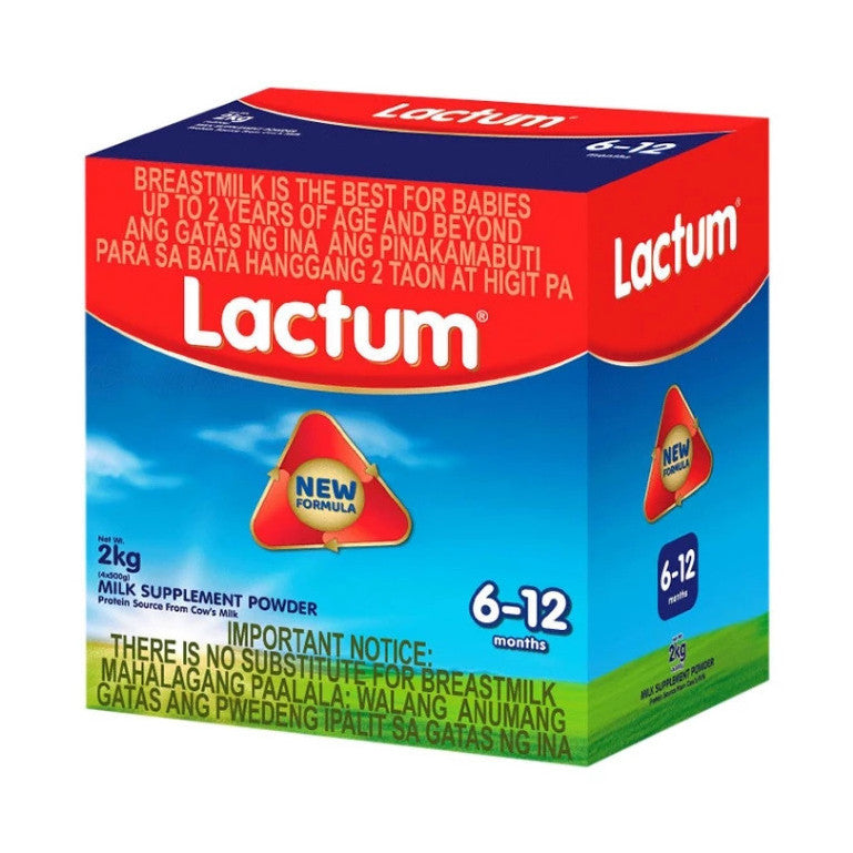 Lactum for 6-12 Months Old 2kg Infant Formula