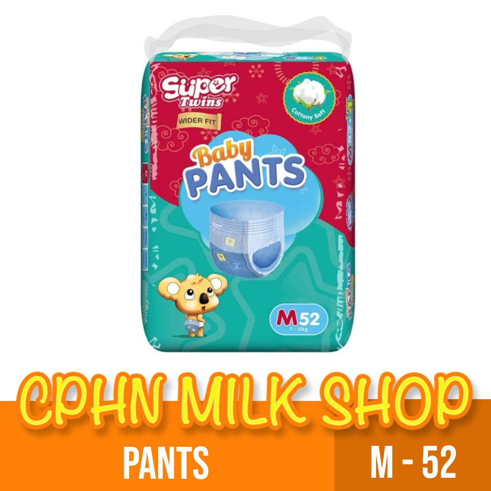 Super Twins Pants Baby Diaper Medium 52 - PANTS
