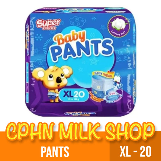 Super Twins Pants Baby Diaper XL 20 - PANTS