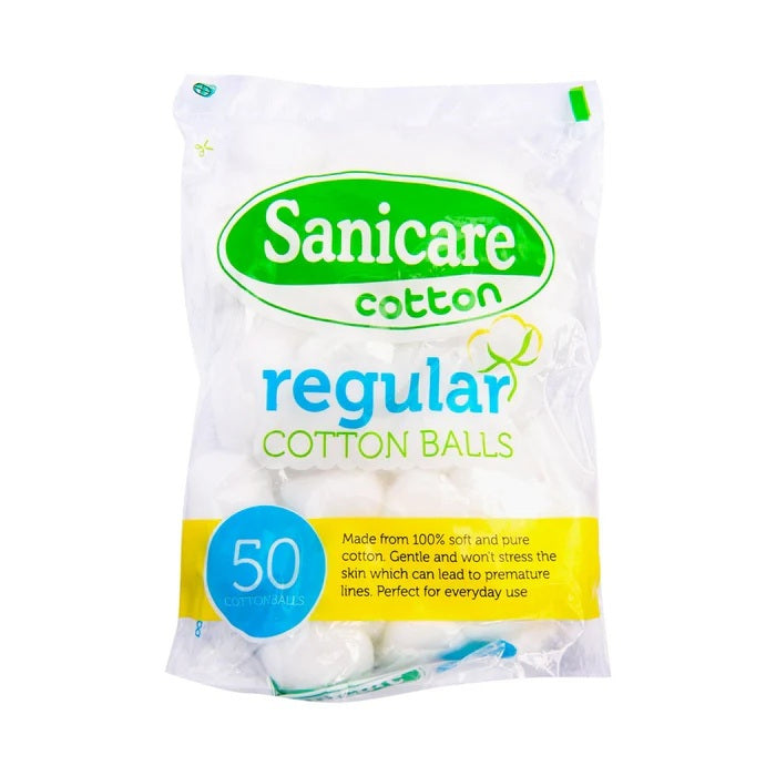 Sanicare Regular Cotton Balls 50 Balls