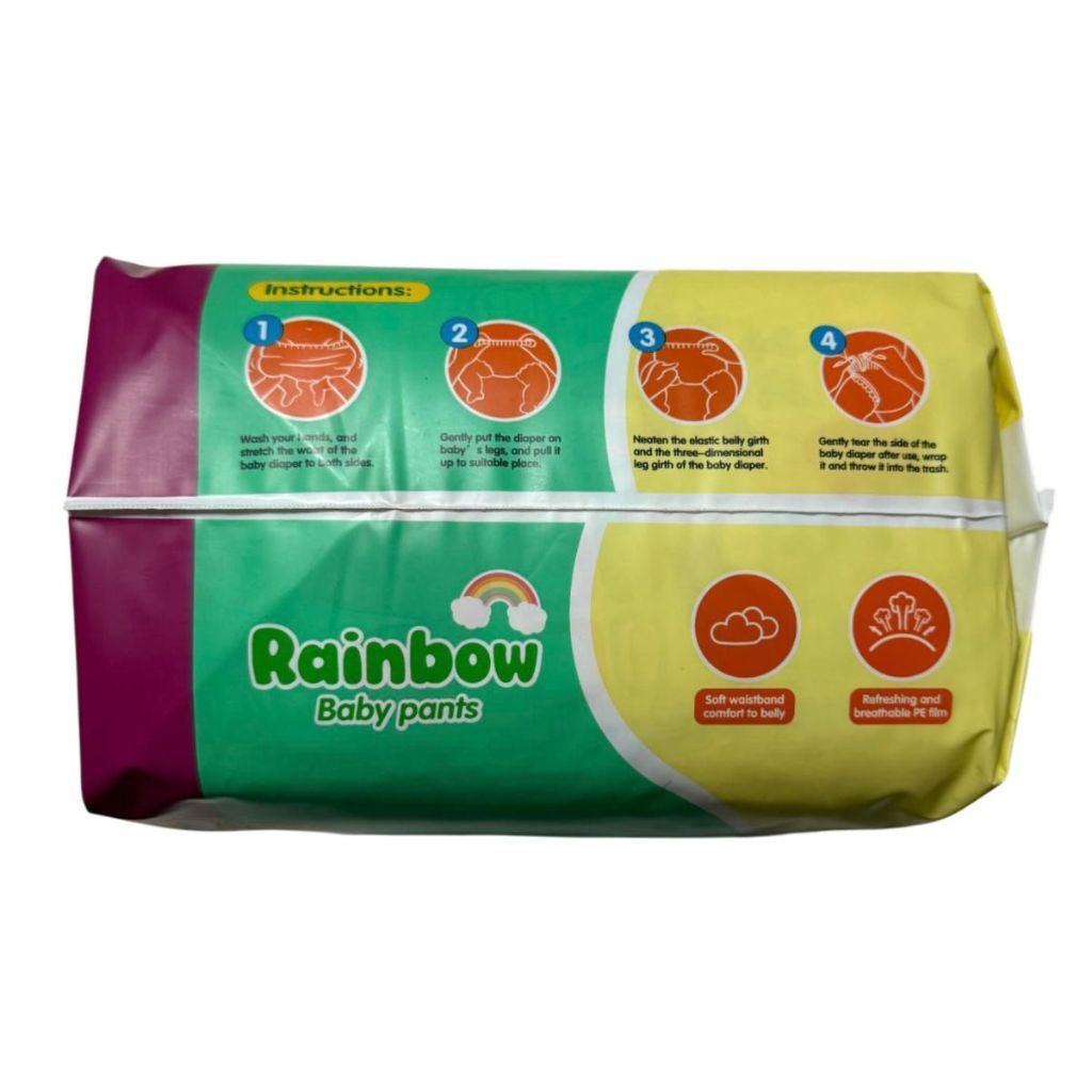 Rainbow Pants Baby Diapers XL 30