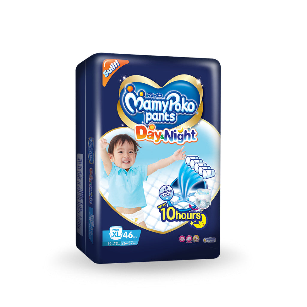MamyPoko Day and Night Pants Baby Diapers XL 46