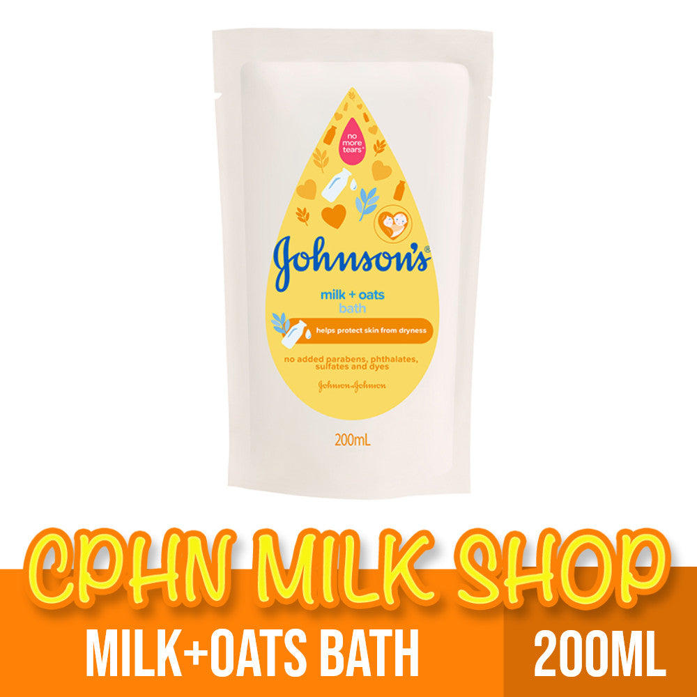 Johnson's Milk+Oats Bath 200ml Refill