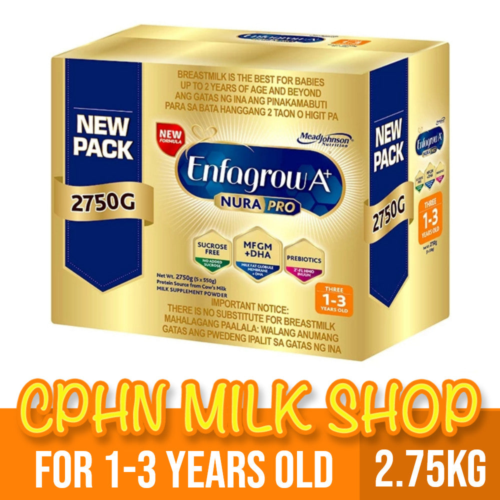 Enfagrow A+ Three NuraPro 2.75kg for 1-3 Years Old Milk Supplement