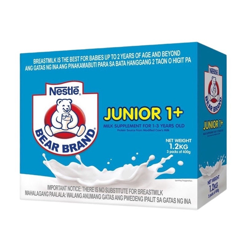 BEAR BRAND Junior 1.2kg for 1-3 Years Old Milk Supplement