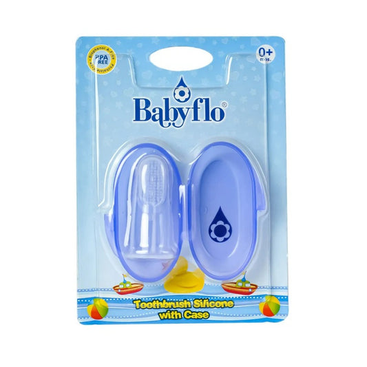 Babyflo Silicone Toothbrush with Case