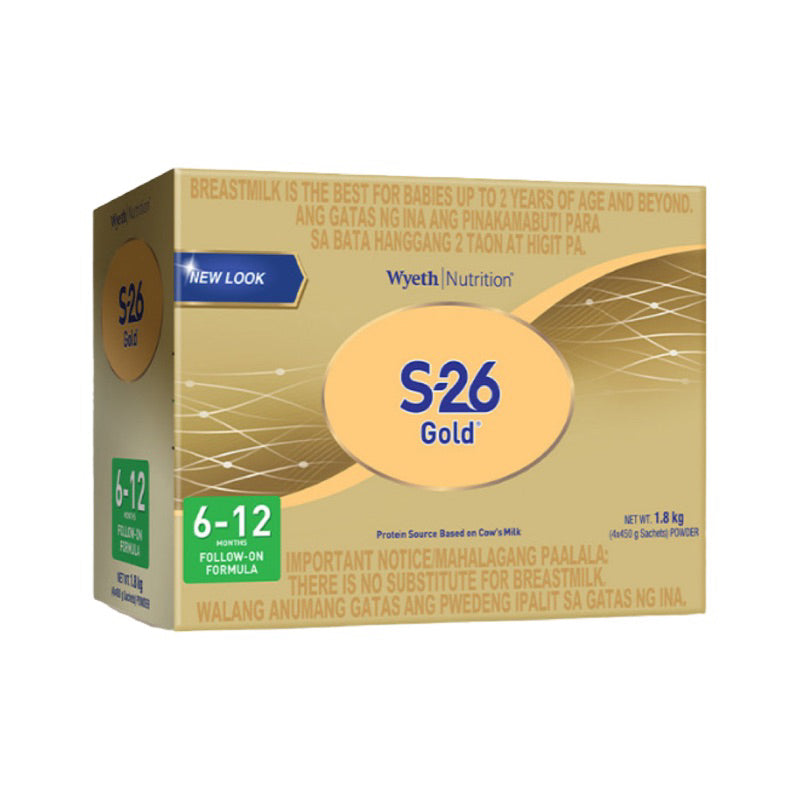 S-26 GOLD TWO 2.4kg | 1.8kg | 400g for 6-12 Months Old (Variation)