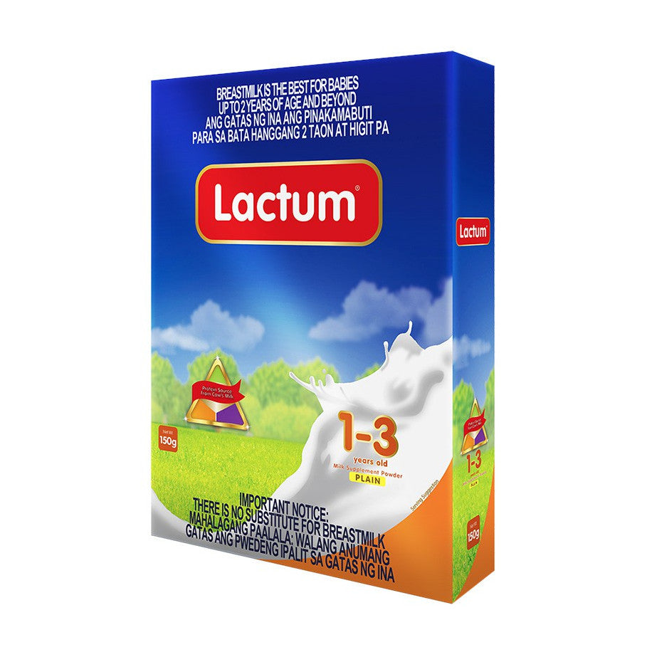 Lactum for 1-3 Years Old 150g Plain Milk Supplement
