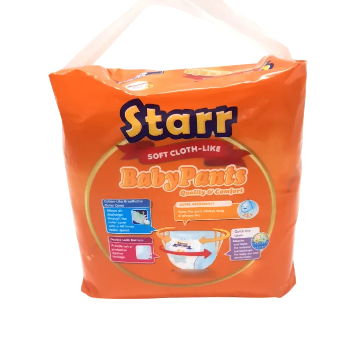 Starr Soft Cloth-Like Pants Baby Diaper XL 20