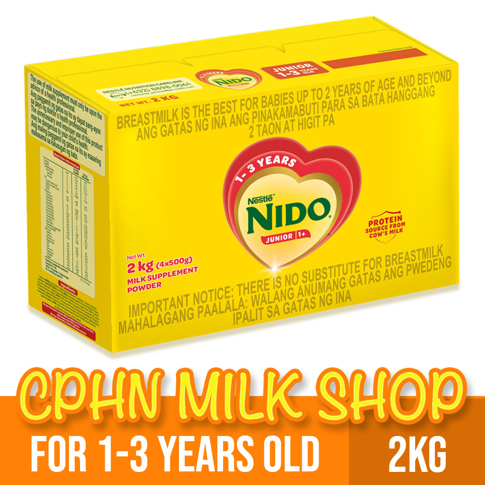 NIDO Junior 2kg for 1-3 Years Old Milk Supplement