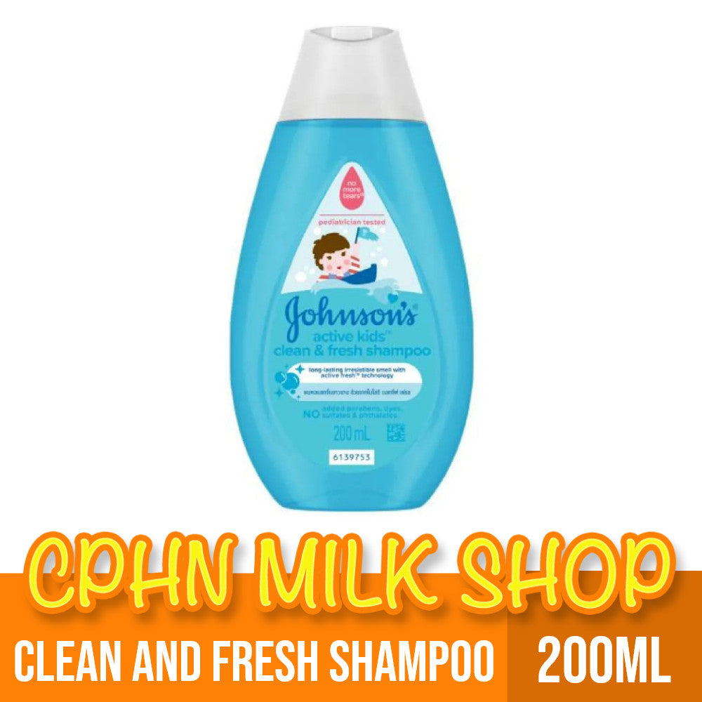 Johnson's Active Kids Clean & Fresh Shampoo 200ml