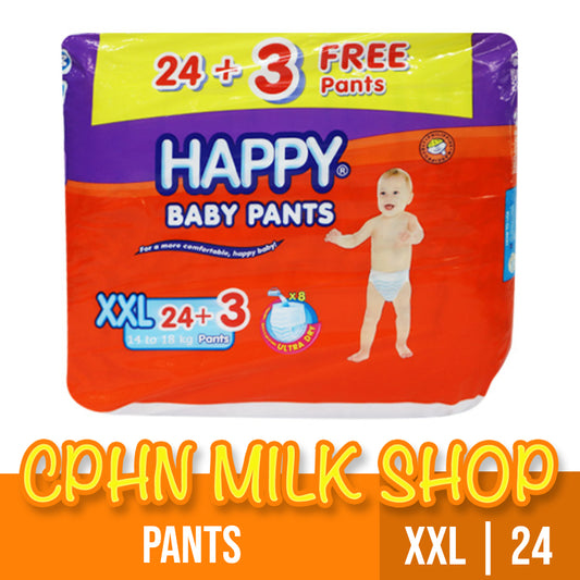 Happy Pants Baby Diapers XXL 24