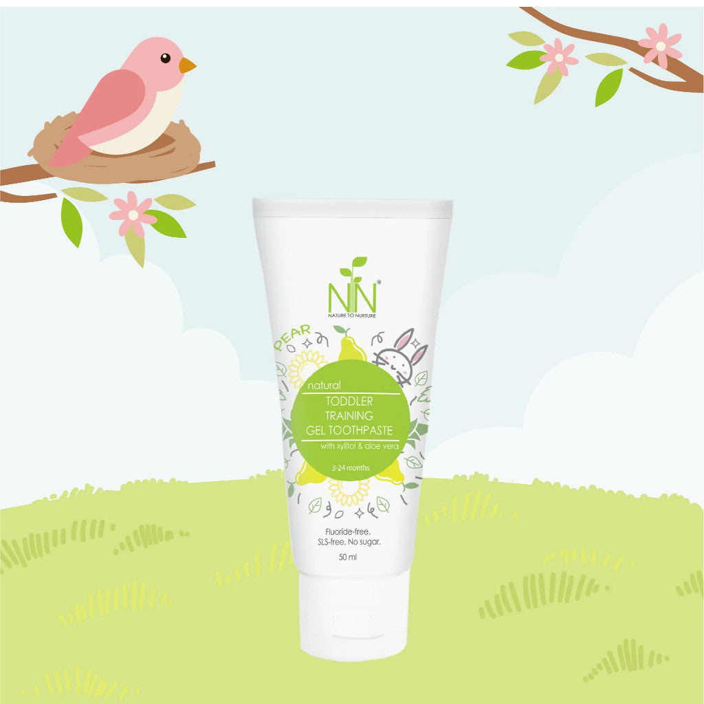 Nature to Nurture Toddler Training Toothpaste 50ml(3-24 mos) - PEAR