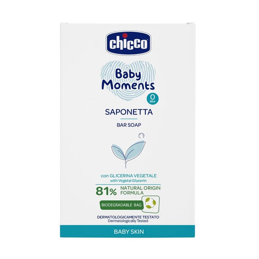 Chicco Baby Moments Bar Soap for Babies and Kids