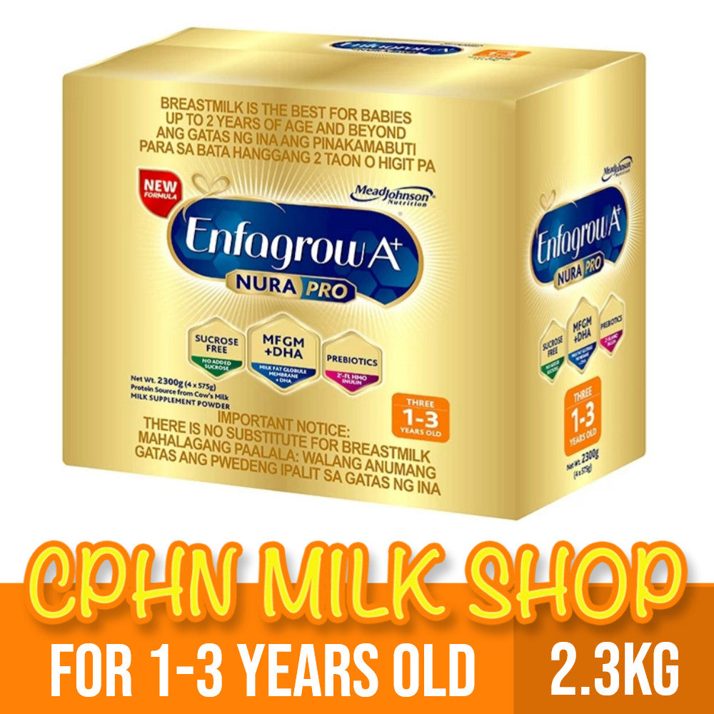 Enfagrow A+ Three NuraPro 2.3kg for 1-3 Years Old Milk Supplement