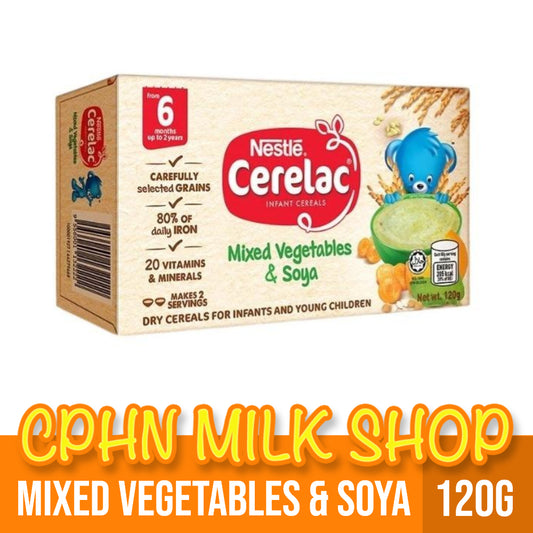 Cerelac Mixed Vegetables & Soya 120g