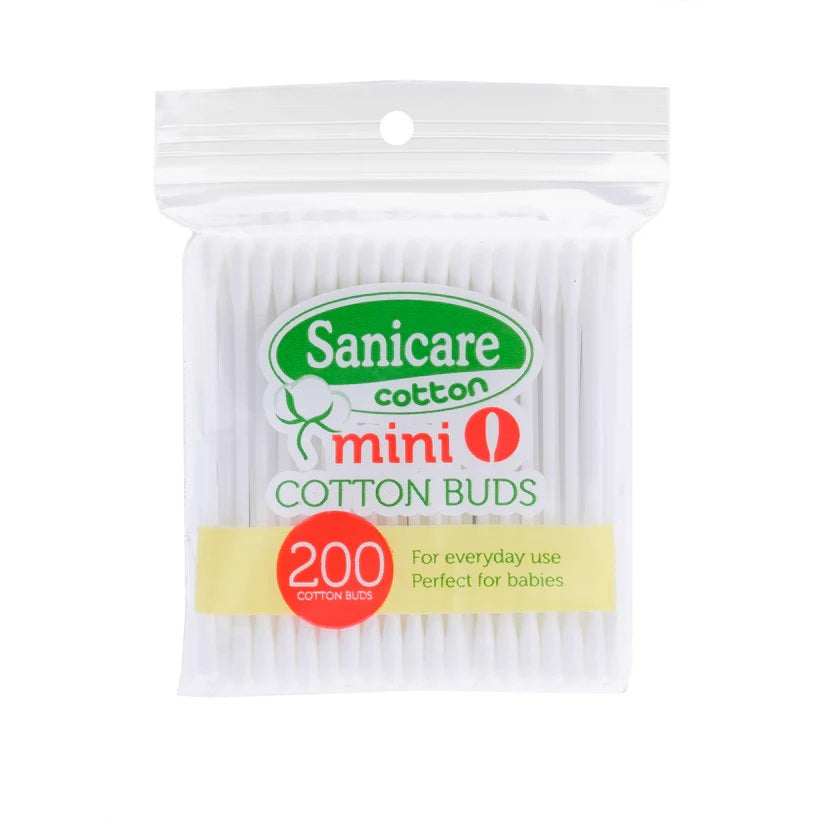 Sanicare Mini Cotton Buds 200 Tips