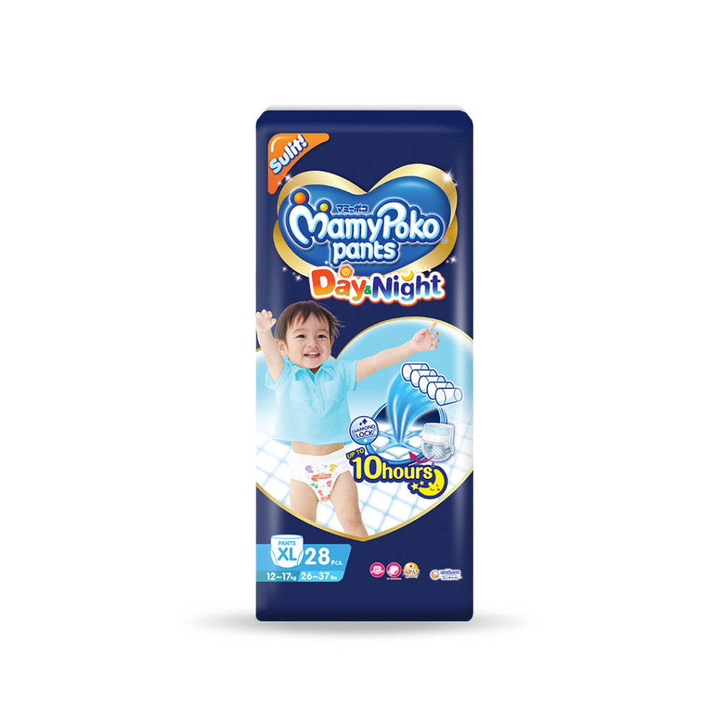 MamyPoko Day and Night Pants Baby Diapers XL 28