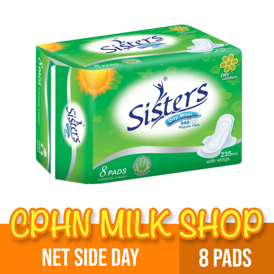 Sisters Sanitary Napkin Net Side (Day-use) 8 Pads