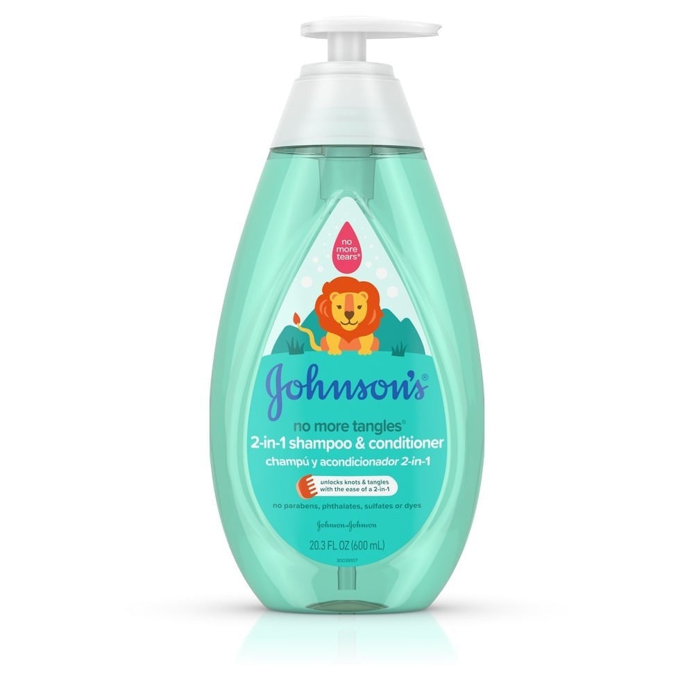 Johnson's No More Tangles 2-in-1 Shampoo and Conditioner 600mL