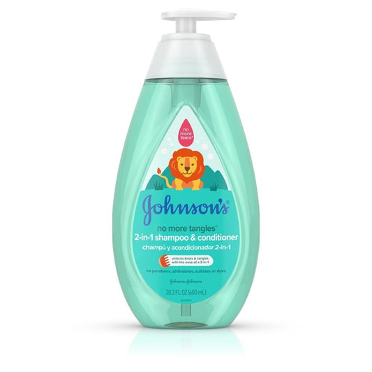 Johnson's No More Tangles 2-in-1 Shampoo and Conditioner 600mL