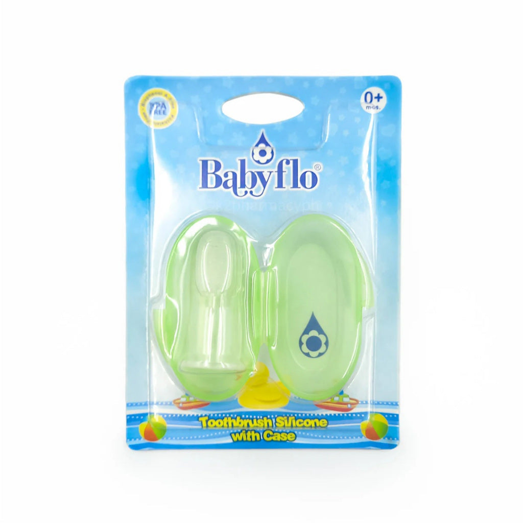Babyflo Silicone Toothbrush with Case