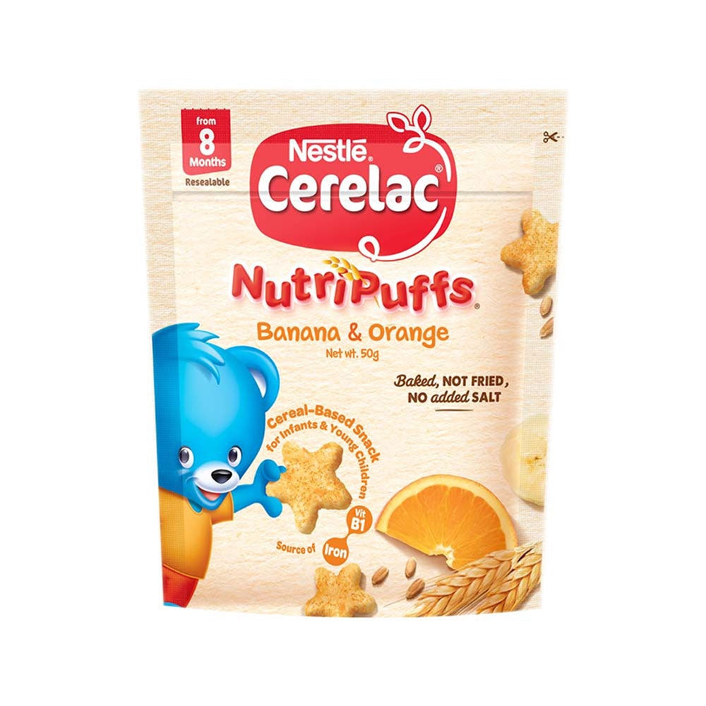CERELAC Nutripuffs Orange 50g