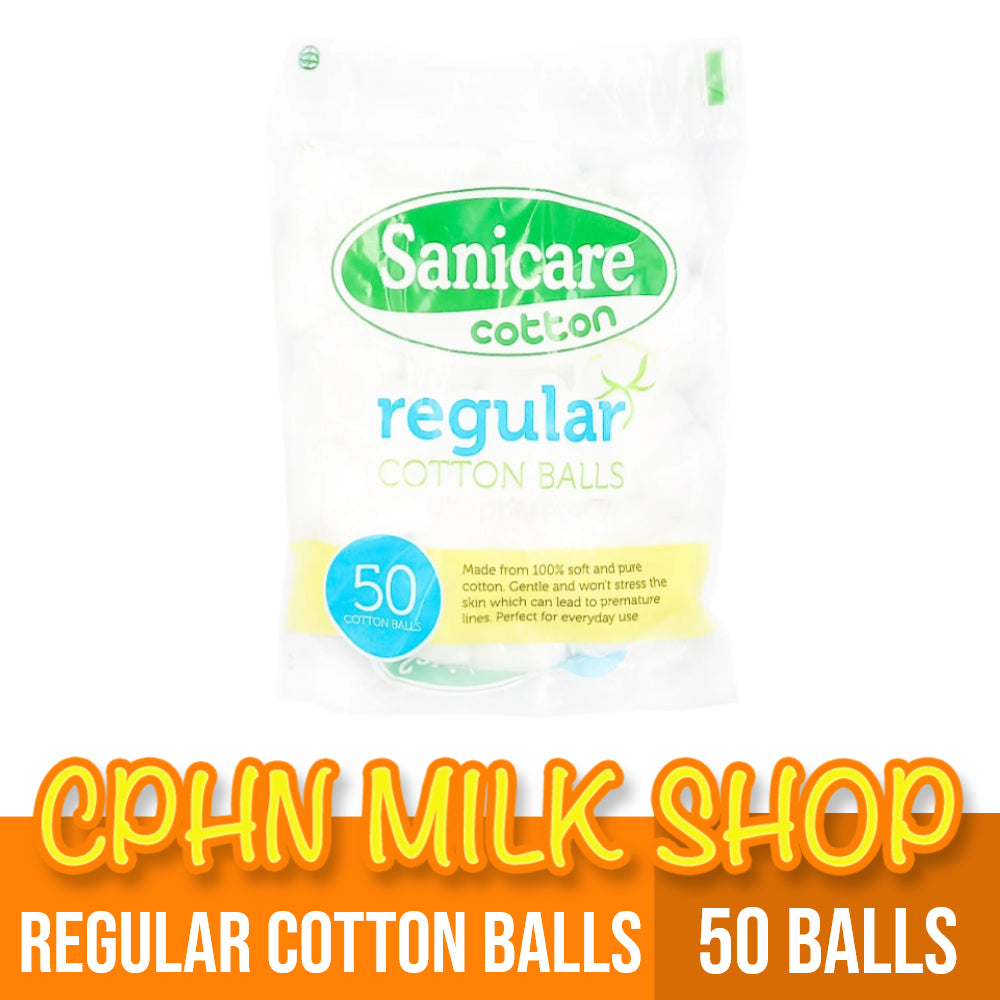 Sanicare Regular Cotton Balls 50 Balls