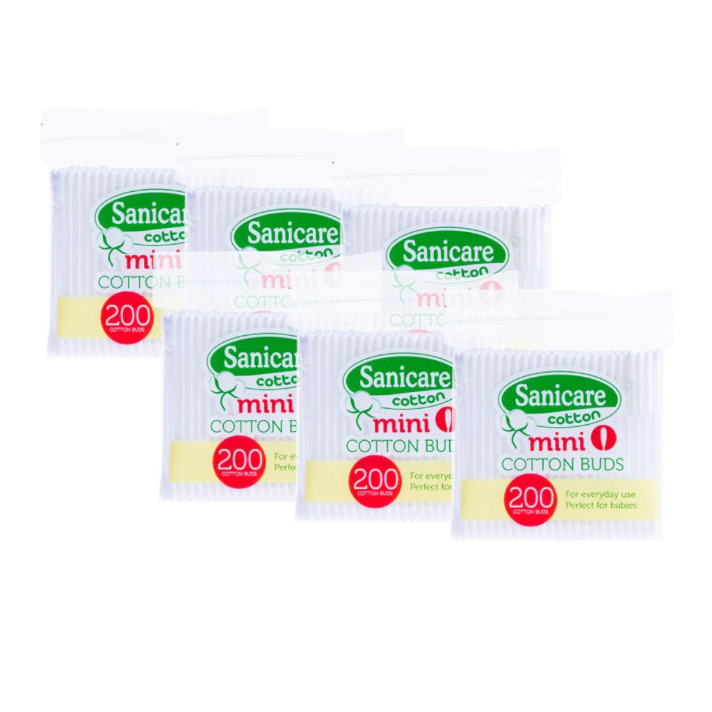 Sanicare Mini Cotton Buds 200 Tips