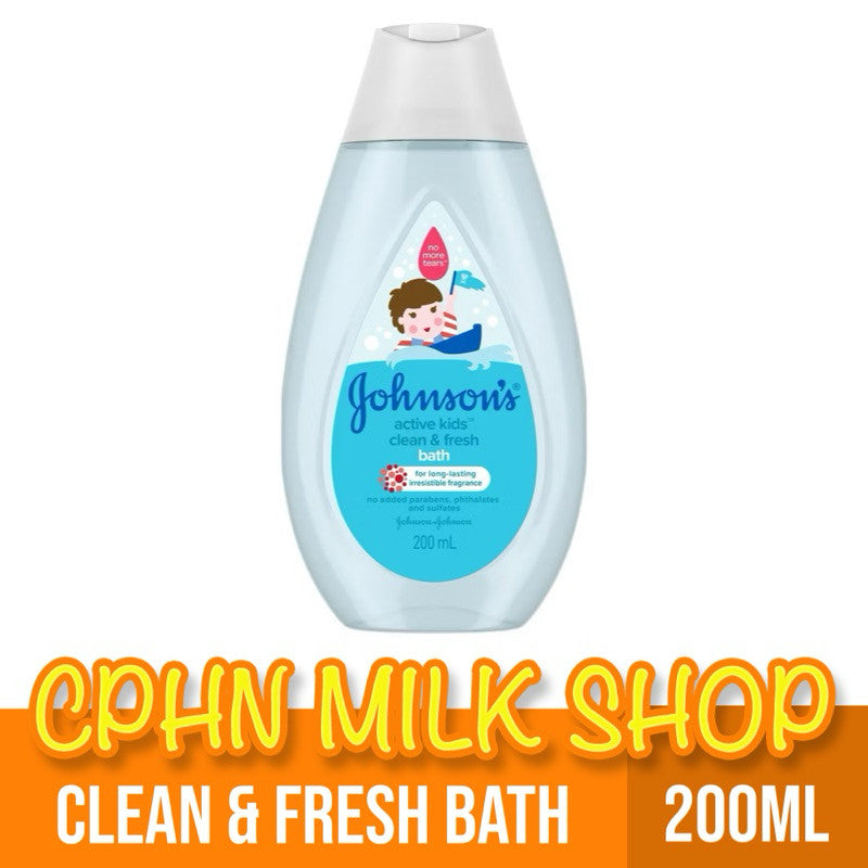 Johnson's Active Kids Clean & Fresh Bath 200ml