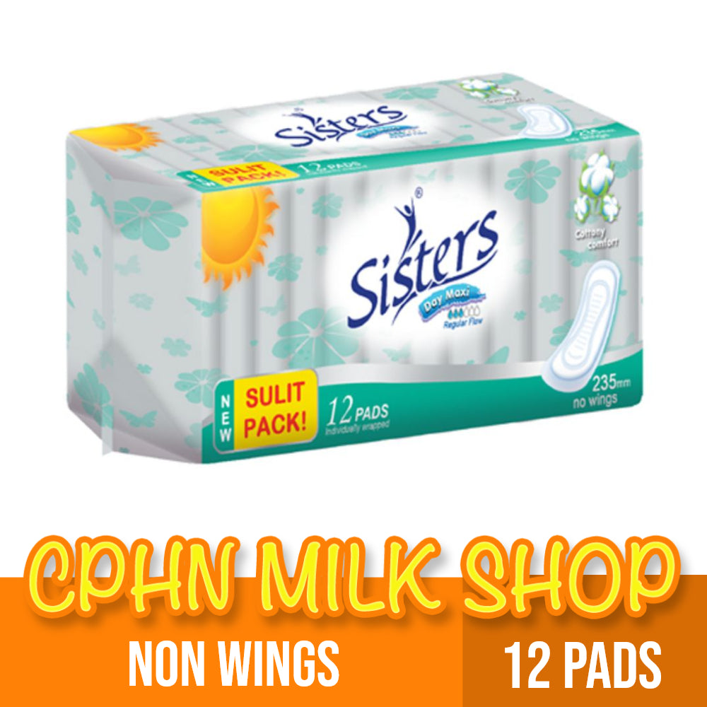 Sisters Sanitary Napkin Silk Floss Family Pack Non Wings 12 Pads