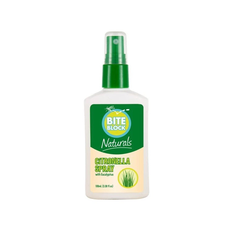 Bite Block Naturals Insect Repellent Citronella Spray 100mL