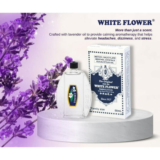 WHITE FLOWER Oil Classic 50ML (FAMILY SIZE)