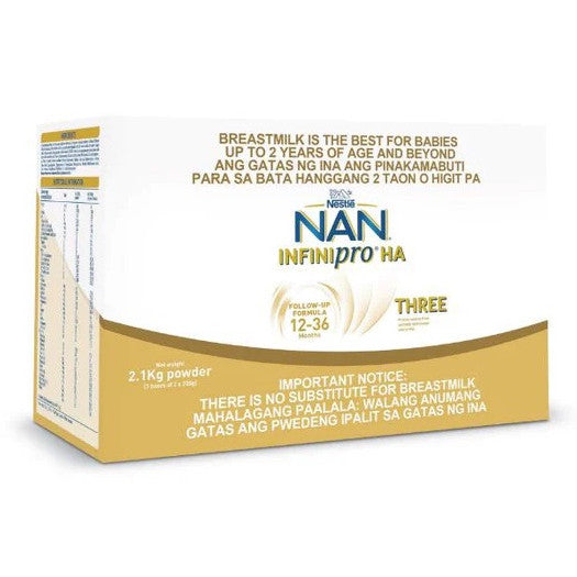 NAN INFINIPRO HA Three 2.4kg for 1-3 Years Old Milk Supplement