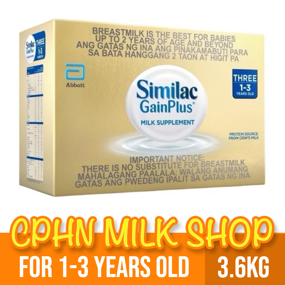 Similac GainPlus 3.6kg for 1-3 Years Old Milk Supplement