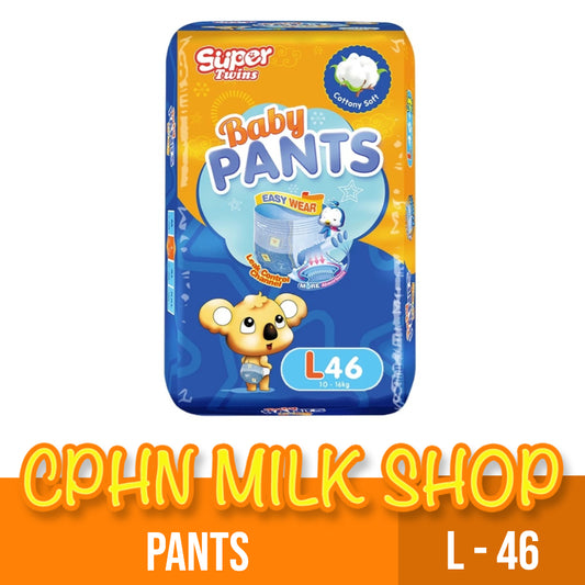 Super Twins Pants Baby Diaper Large 46 - PANTS