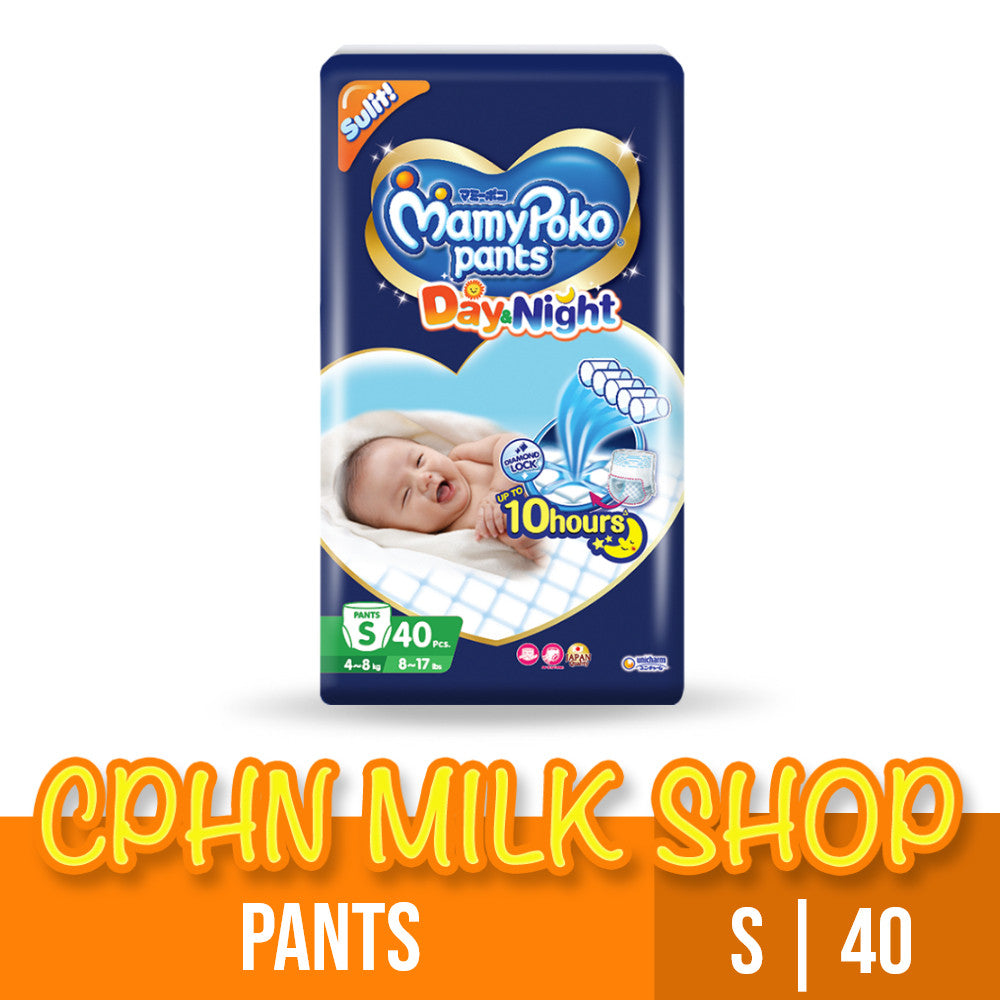 MamyPoko Day and Night Pants Baby Diapers Small 40
