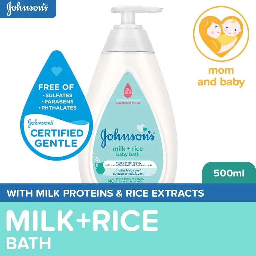 Johnson's Milk+Rice Baby Bath 500ml