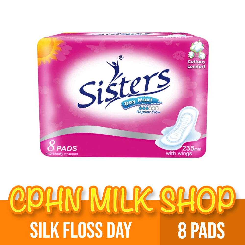 Sisters Sanitary Napkin Silk Floss (Day-use) 8 Pads