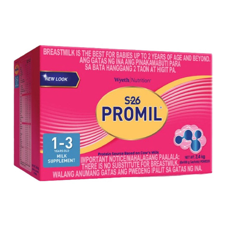 S-26® PROMIL® THREE 2.4kg for 1-3 Years Old Milk Supplement