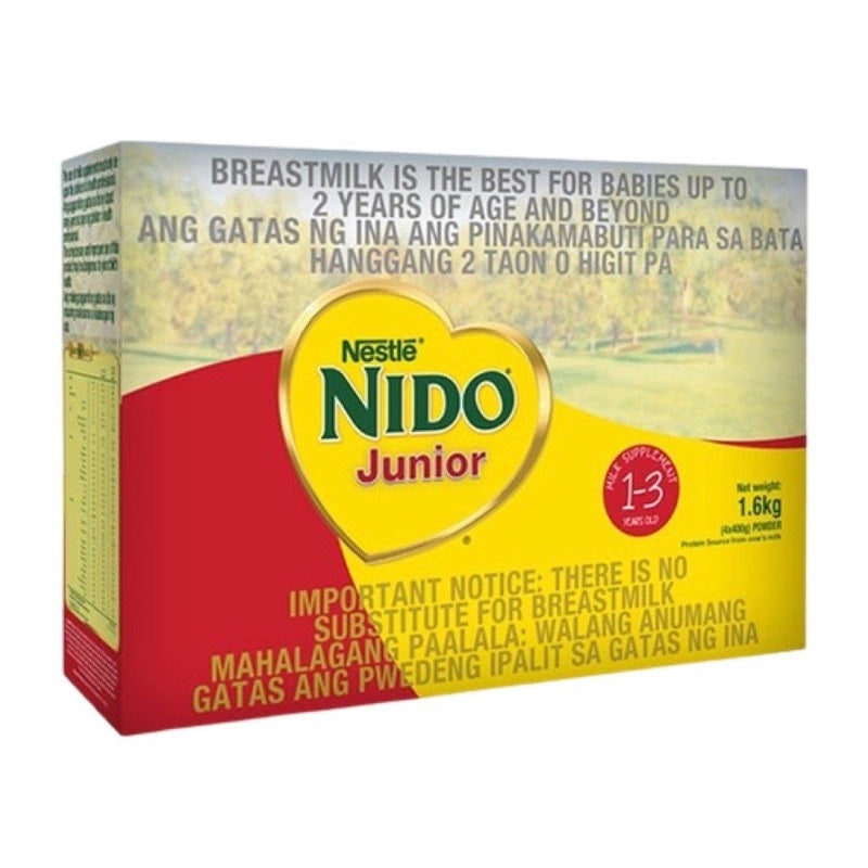 NIDO Junior 1.6kg for 1-3 Years Old Milk Supplement