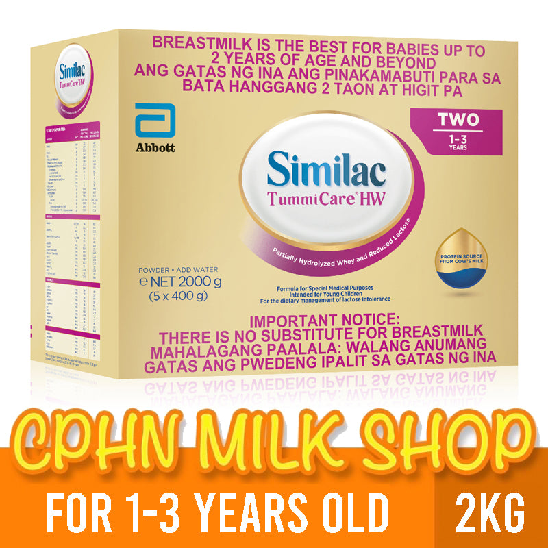 Similac TummiCare HW Two 2kg | 1.6kg | 800g | 400g for 1-3 Years Old (Variation)