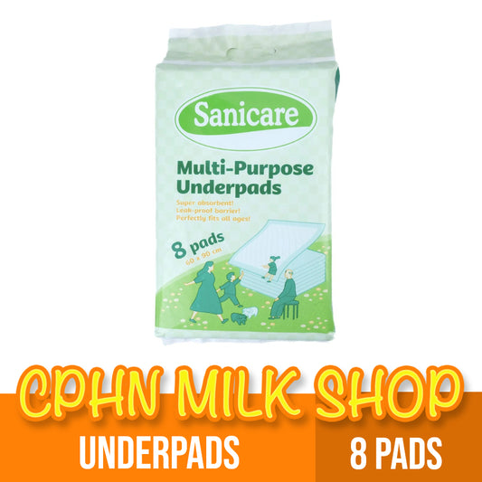 Sanicare Multi-Purpose Underpads 60x90cm 8 Pads
