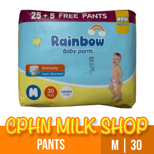 Rainbow Pants Baby Diapers Medium 30