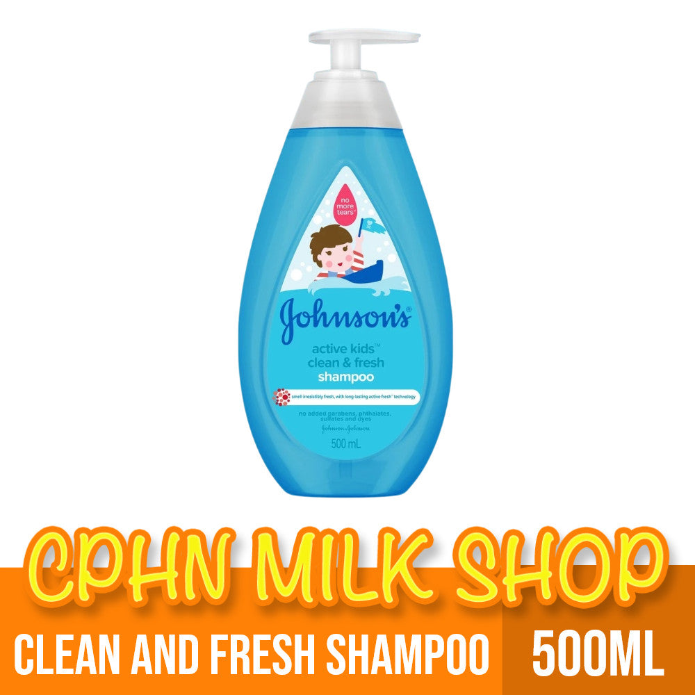 Johnson's Active Kids Clean & Fresh Shampoo 500ml